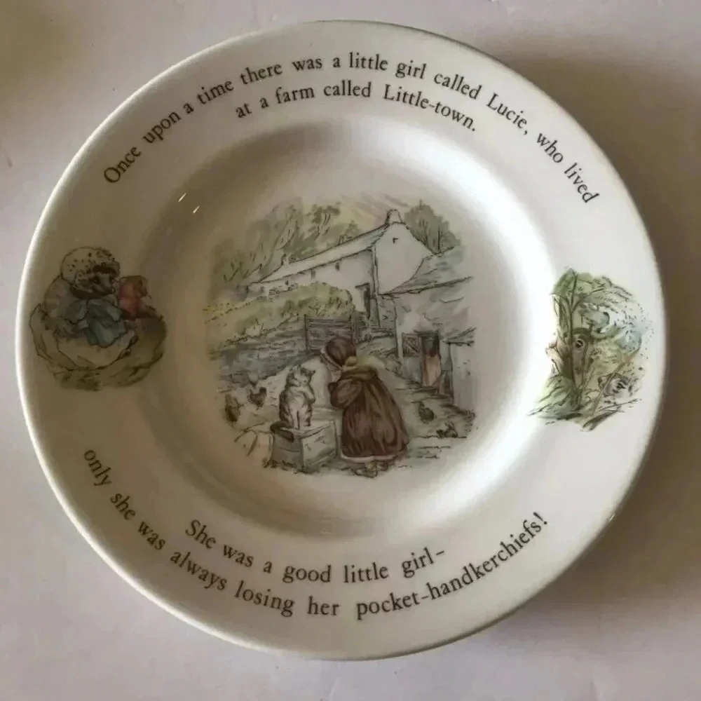 Wedgwood Beatrix Potter Mrs. Tiggy-Winkle Plate